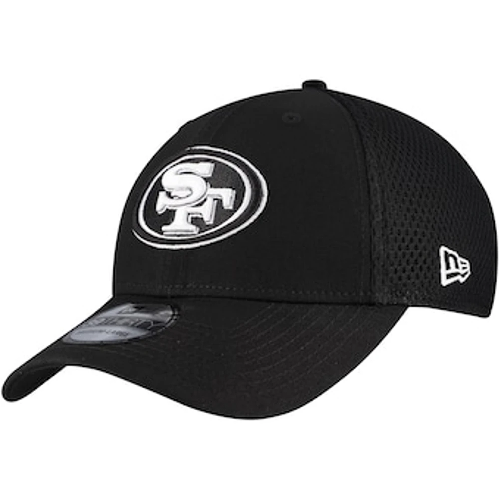 Men's New Era Black San Francisco 49ers 39THIRTY Flex Hat