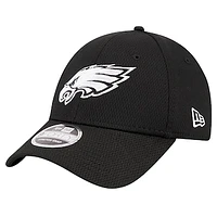 Men's New Era Black Philadelphia Eagles Evergreen 9FORTY Adjustable Hat