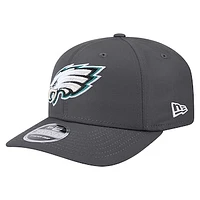 Men's New Era Graphite Philadelphia Eagles 9SEVENTY Stretch-Snap Hat