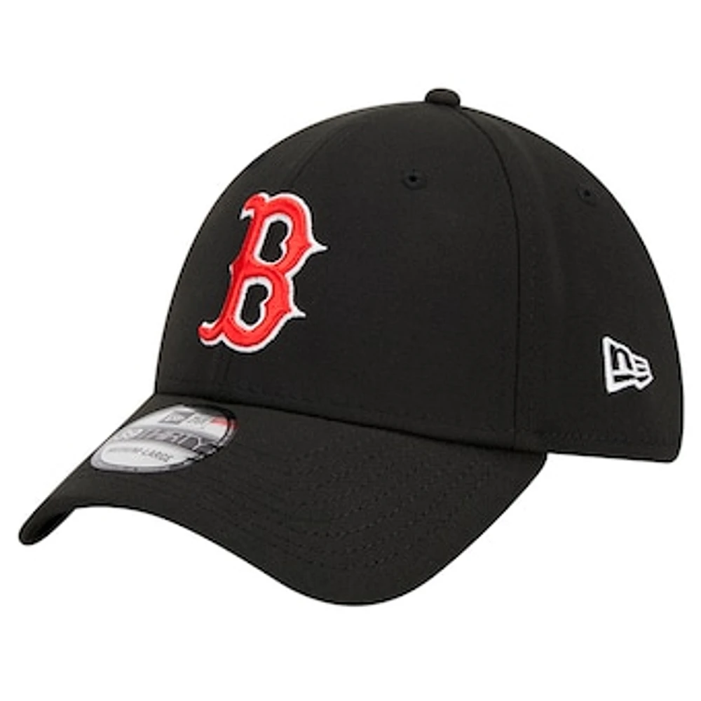 Men's New Era Black Boston Red Sox 39THIRTY Flex Hat