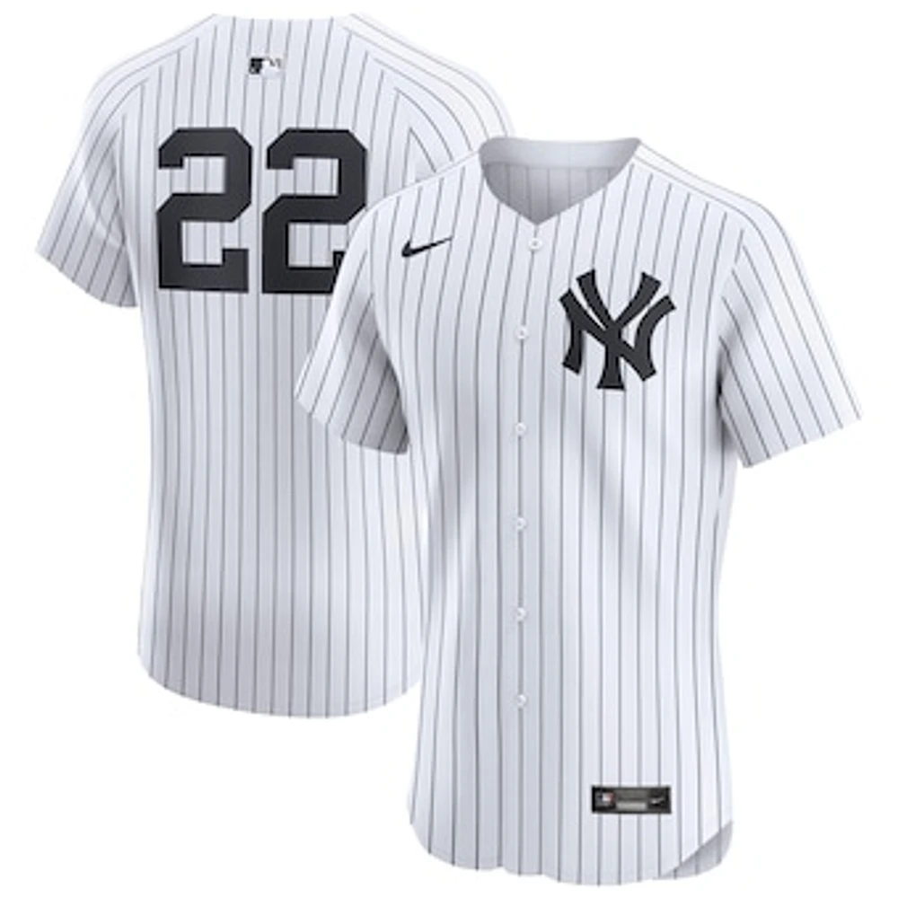 Men's Nike Juan Soto White New York Yankees Home  Elite Player Jersey