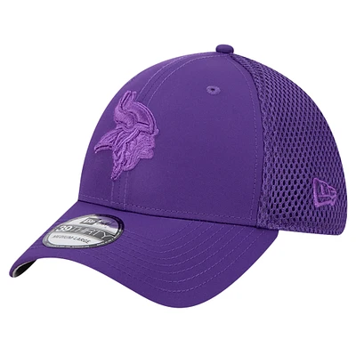 Men's New Era Purple Minnesota Vikings Active Team Tone 39THIRTY Flex Hat