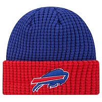 Men's New Era Royal Buffalo Bills Waffled Cuffed Knit Hat