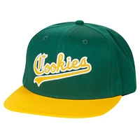 Men's Green/Yellow Cookies Ivy League Snapback Hat