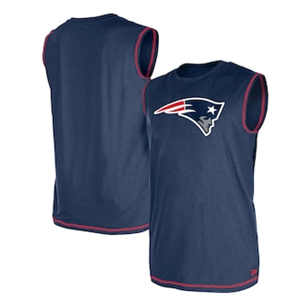 Men's New Era Navy England Patriots Tank Top