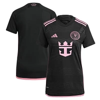 Women's adidas  Black Inter Miami CF 2024 La Noche Replica Jersey