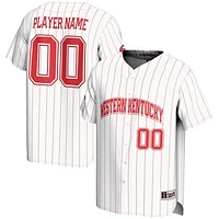 Youth GameDay Greats White Western Kentucky Hilltoppers NIL Pick-A-Player Lightweight Baseball Jersey
