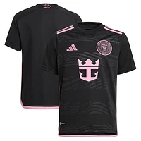 Youth adidas  Black Inter Miami CF 2024 La Noche Replica Jersey