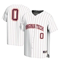 Youth GameDay Greats #0 White Virginia Tech Hokies Lightweight Baseball Fashion Jersey