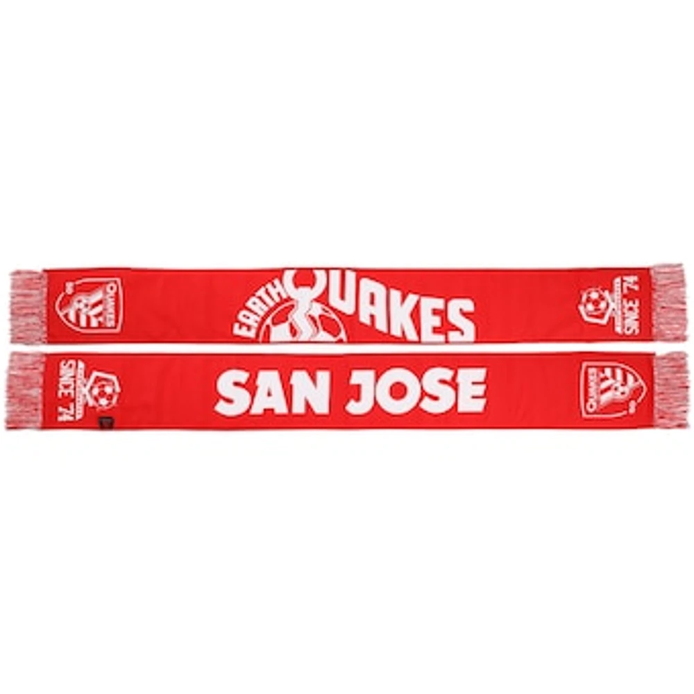 Red San Jose Earthquakes Jersey Hook Scarf