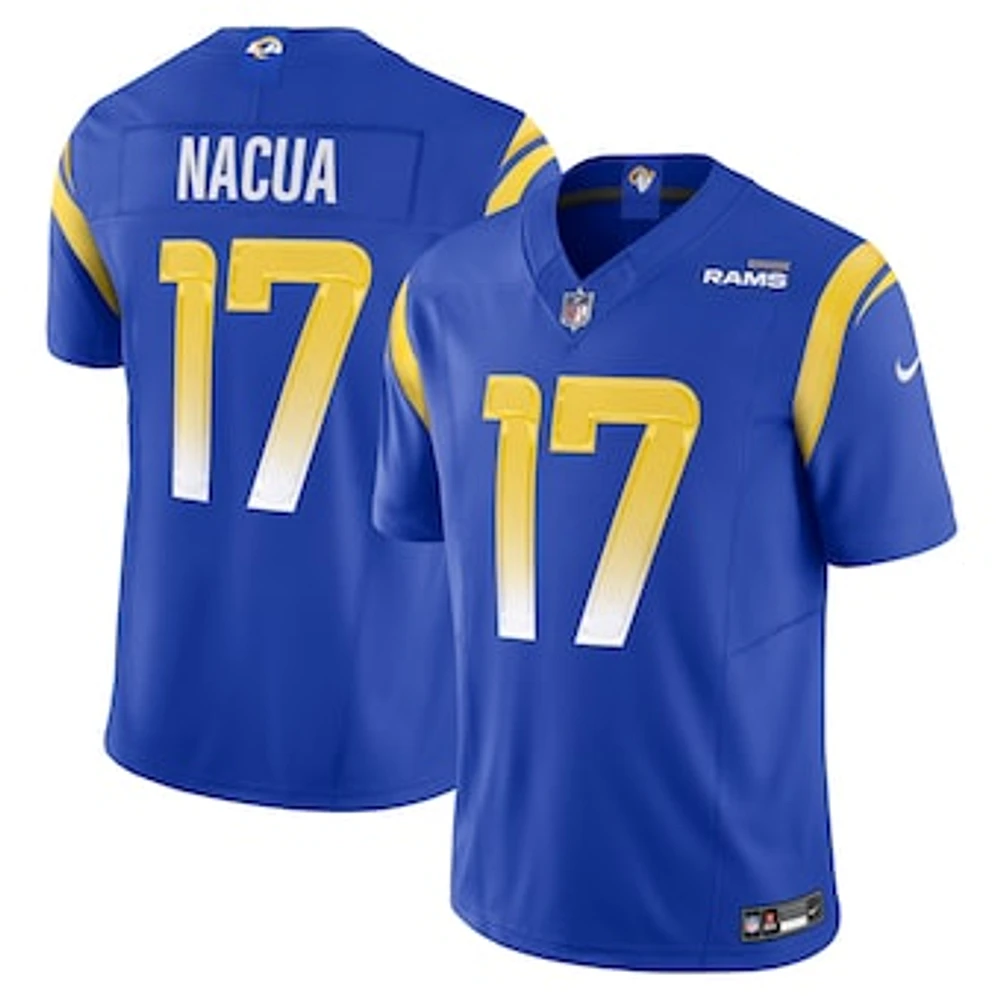 Men's Nike Puka Nacua Royal Los Angeles Rams Vapor F.U.S.E. Limited Jersey