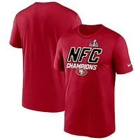 Men's Nike Scarlet San Francisco 49ers 2023 NFC Champions Iconic T-Shirt