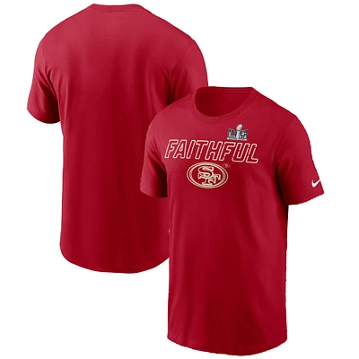 Men's Nike Scarlet San Francisco 49ers Super Bowl LVIII Local T-Shirt