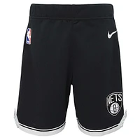 Preschool Nike Black Brooklyn Nets Icon Replica Shorts