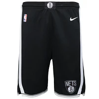 Youth Nike Black Brooklyn Nets Swingman Performance Shorts – Icon Edition