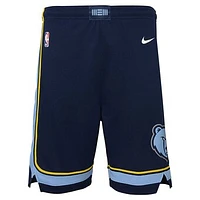 Youth Nike Navy Memphis Grizzlies Swingman Performance Shorts – Icon Edition