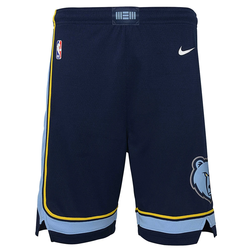 Youth Nike Navy Memphis Grizzlies Swingman Performance Shorts – Icon Edition