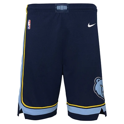 Youth Nike Navy Memphis Grizzlies Swingman Performance Shorts – Icon Edition