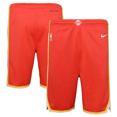 Youth Nike Red Atlanta Hawks Swingman Performance Shorts – Icon Edition