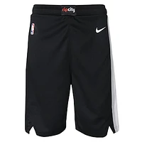 Youth Nike Black Portland Trail Blazers Swingman Performance Shorts – Icon Edition