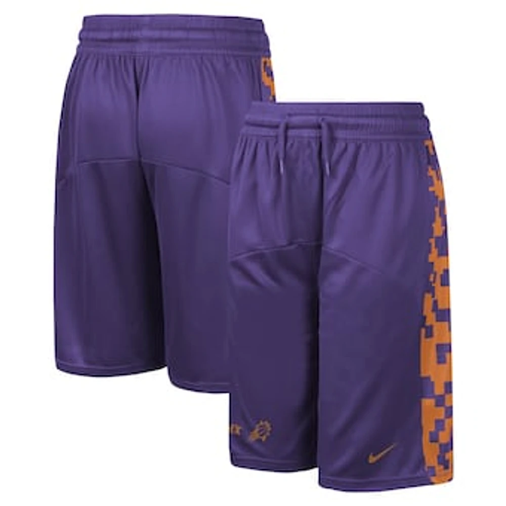 Youth Nike Purple Phoenix Suns Courtside Starting Five Team Shorts