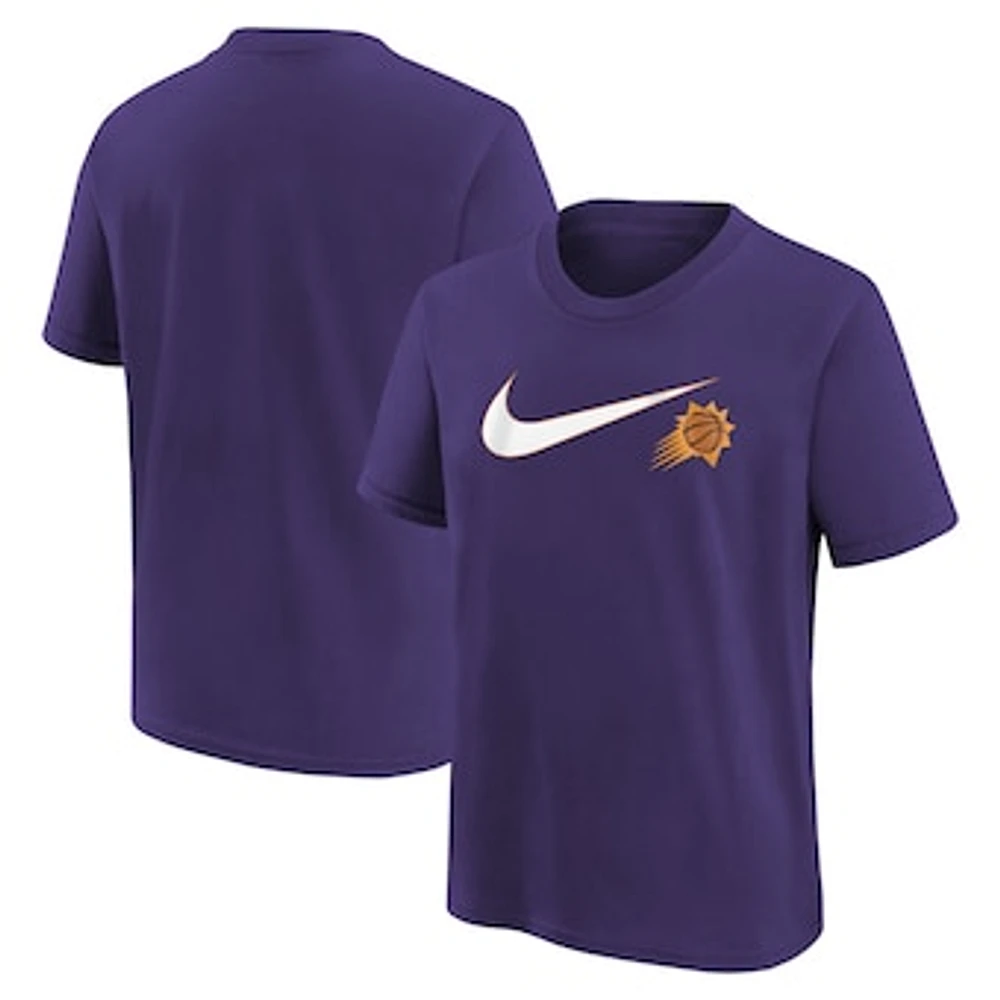 Youth Nike Purple Phoenix Suns Swoosh T-Shirt