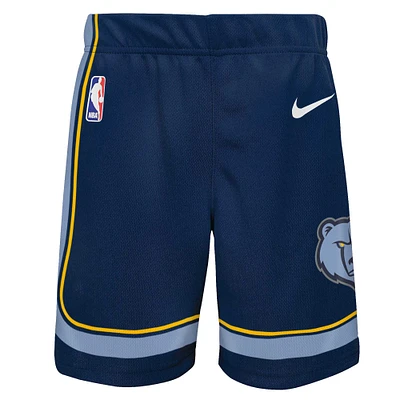 Toddler Nike Navy Memphis Grizzlies Icon Replica Shorts