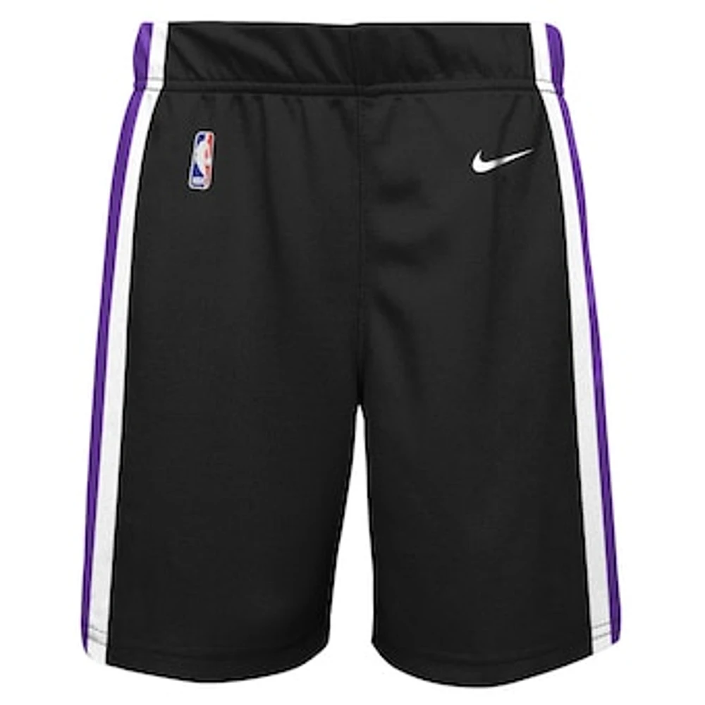 Toddler Nike Black Sacramento Kings Icon Replica Shorts