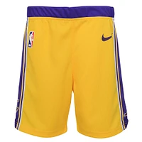 Toddler Nike Gold Los Angeles Lakers Icon Replica Shorts