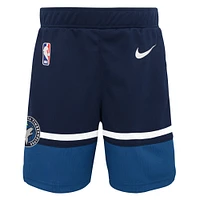 Toddler Nike Navy Minnesota Timberwolves Icon Replica Shorts