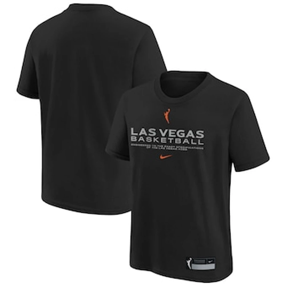 Youth Nike Black Las Vegas Aces Legend Practice Performance T-Shirt