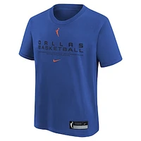 Youth Nike Blue Dallas Wings Legend Practice Performance T-Shirt