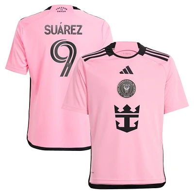 Youth adidas Luis Suárez Pink Inter Miami CF 2024 2getherness Replica Player Jersey