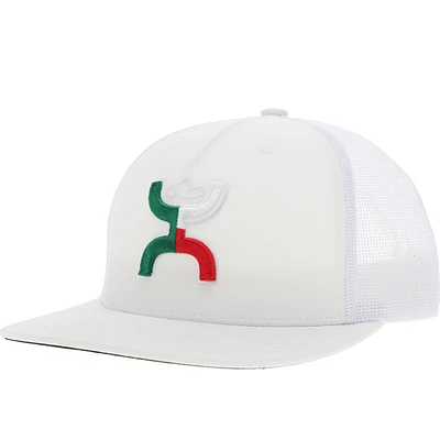 Men's HOOey White Boquillas Snapback Hat