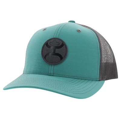 Youth HOOey Teal/Gray Blush Trucker Adjustable Hat