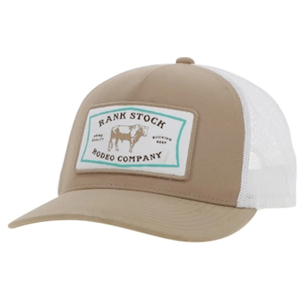 Men's HOOey Tan Rank Stock Trucker Adjustable Hat