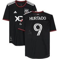 Erik Hurtado D.C. United Autographed Match-Used #9 Black Jersey from the 2023 MLS Season