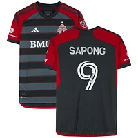 C.J. Sapong Toronto FC Autographed Match-Used #9 Black Jersey from the 2023 MLS Season