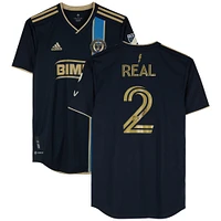 Matthew Real Philadelphia Union Autographed Match-Used #2 Navy Jersey from the 2023 MLS Season