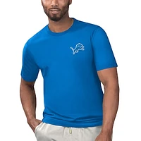 Men's Margaritaville Blue Detroit Lions License to Chill T-Shirt