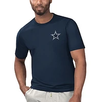 Men's Margaritaville Navy Dallas Cowboys License to Chill T-Shirt