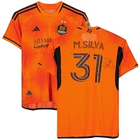 Micael dos Santos Silva Houston Dynamo FC Autographed Match-Used #31 Orange Jersey from the 2023 MLS Season