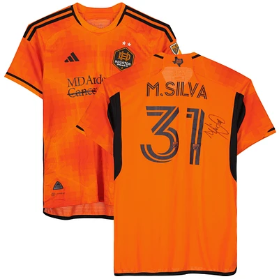 Micael dos Santos Silva Houston Dynamo FC Autographed Match-Used #31 Orange Jersey from the 2023 MLS Season