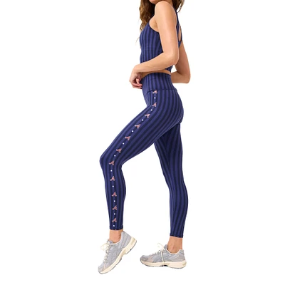 Women's Terez Navy Atlanta Braves TLC Printed Leggings