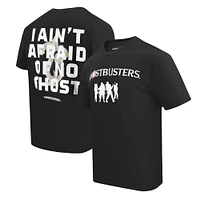 Unisex Freeze Max Black Ghostbusters Afraid of No Ghosts Dropped Shoulder T-Shirt