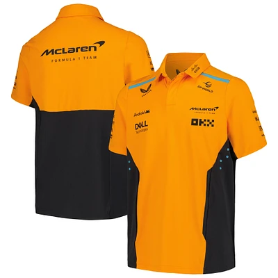 Youth Castore  Orange McLaren F1 Team Polo