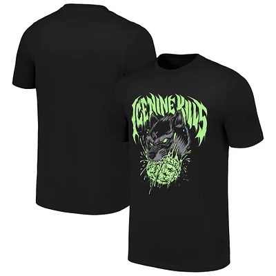 Unisex Black Ice Nine Kills Wolf T-Shirt