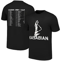 Unisex Black Kasabian Ultra Face 2004 Tour T-Shirt