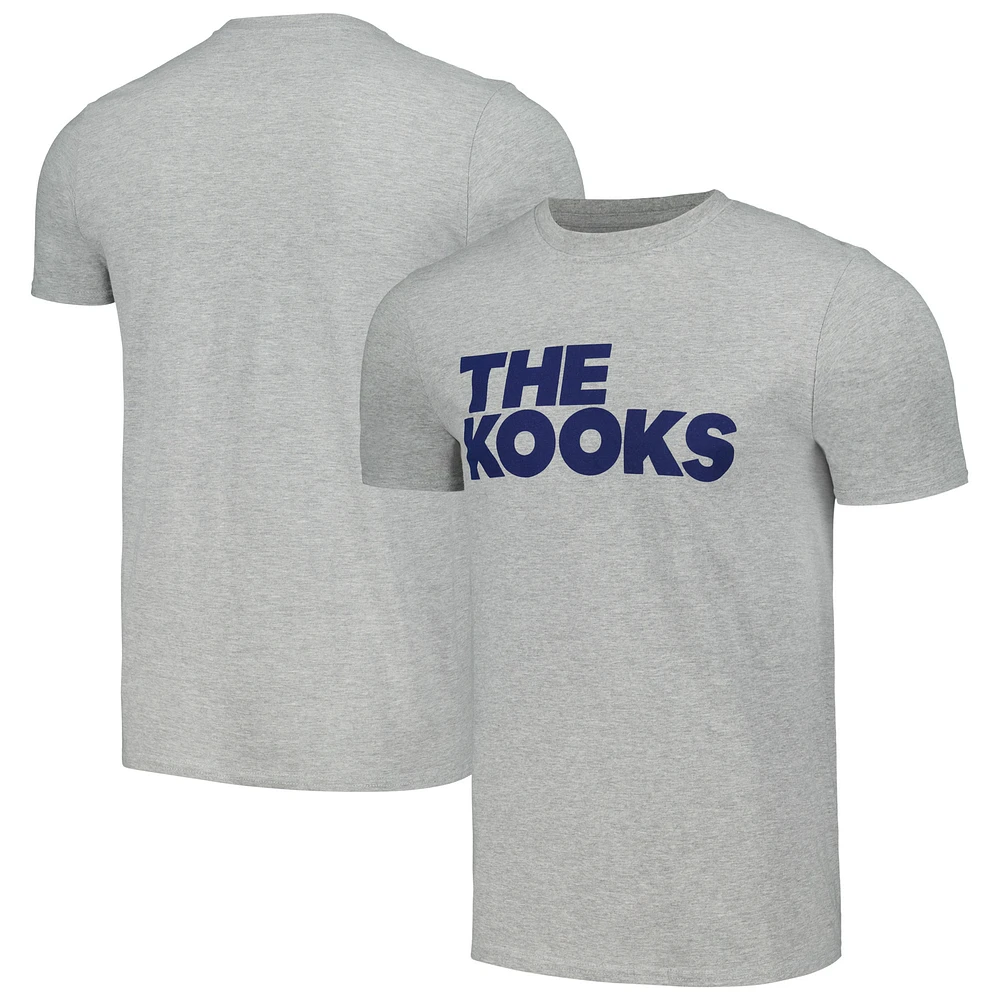 Unisex Gray The Kooks Logo T-Shirt