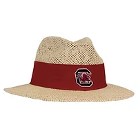 Men's Ahead Tan South Carolina Gamecocks Wellington Gambler Straw Hat